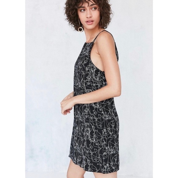 NWOT Urban Outfitters Silence + Noise Ella Abstract Sleeveless Dress - Picture 15 of 16
